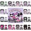 Kuromi Student Backpack Set With Pen Case And Shoulder Bag