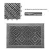 Interlocking Anti-Slip Outdoor Entryway Dirt & Dust Removal Mat