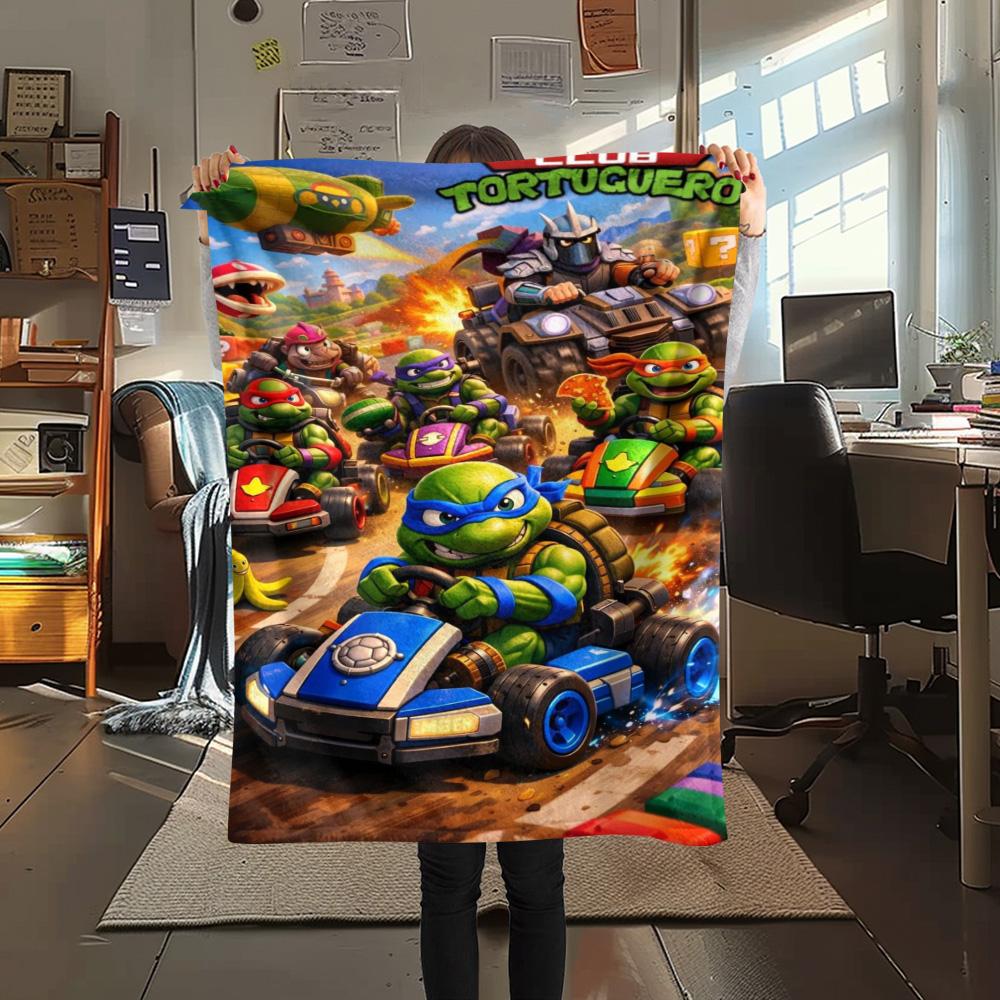 Ninja Turtles Cosmic Energy Blanket Suitable For All Seasons Blanket Nap Blanket Outdoor Plush Blanket Air Conditioning Blanket