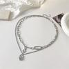 Dopamine Color Beaded Star Tassel Necklace Women's New Temperament Neck Chain Sweet Cool Spice Girl Collarbone Chain