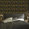 Cottagecore Flowers Wallpaper Brown and Black for Living Room and Bedroom 50x1000