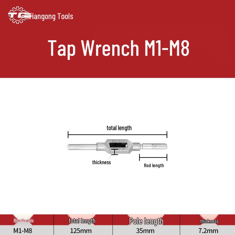 Handbohrmaschine Legierter Stahl Gewindebohrer-Satz (M2-M20)