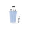 50ML-1000ML Graduated Measuring Cup Silicone Transparent Liquid Container Epoxy Resin Triangle Silicone Molds