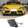 Black ABS Left Front Bumper Tow Hook Cover Cap For Toyota Supra A90 -25