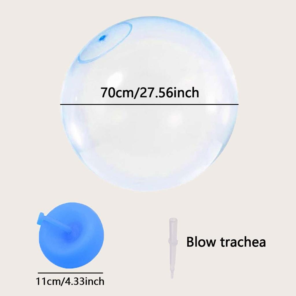 1PC- Bubble Ball For Summer Vocation On Beach Kids Children Outdoor Soft Air Water Filled Bubble Ball Blow Up Balloon Toy Fun Pa