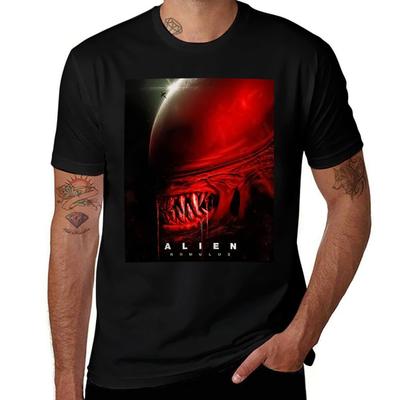 Alien Romulus T-Shirt T-Shirts für Mann Pack Baumwoll-T-Shirts Baumwolle 100% Mann T-Shirts hohe Qualität Luxusmarke T-Shirt