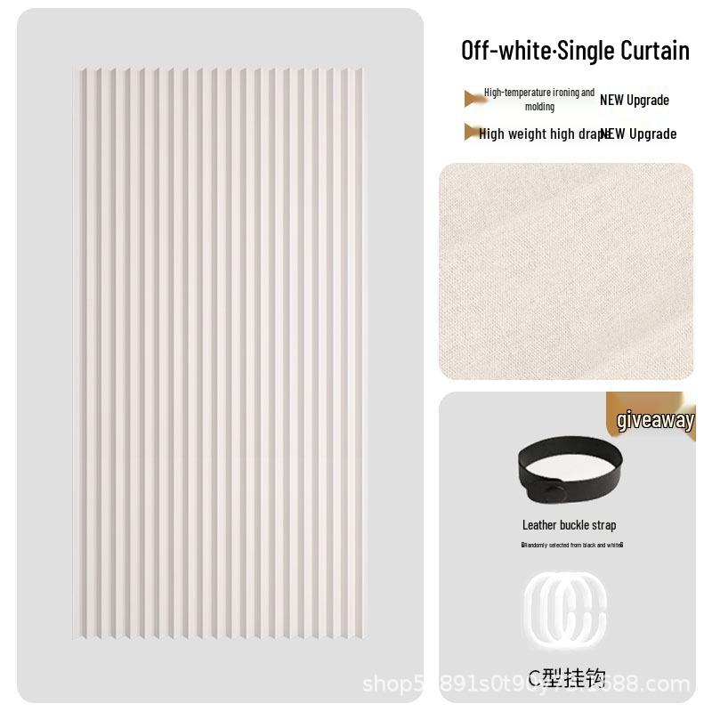 Premium Folding Waterproof Shower Curtain with Mildew Protection, Retractable Rod, No-Drill Installation for Bathroom and Toilet Partitions.