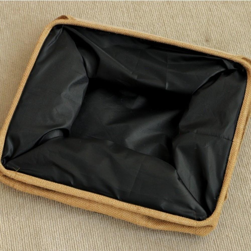 Space Saving Cube Linen Storage Basket with Handle Foldable Storage Case Sort Organize Basket Household Organization