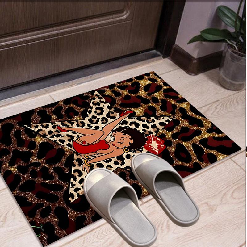 Betty Boop Pattern Rug, Indoor/Outdoor Mat, for Picnic, Gameroom, Bedroom, Office, Living Room, Home Decor Carpet, Birthday Gift