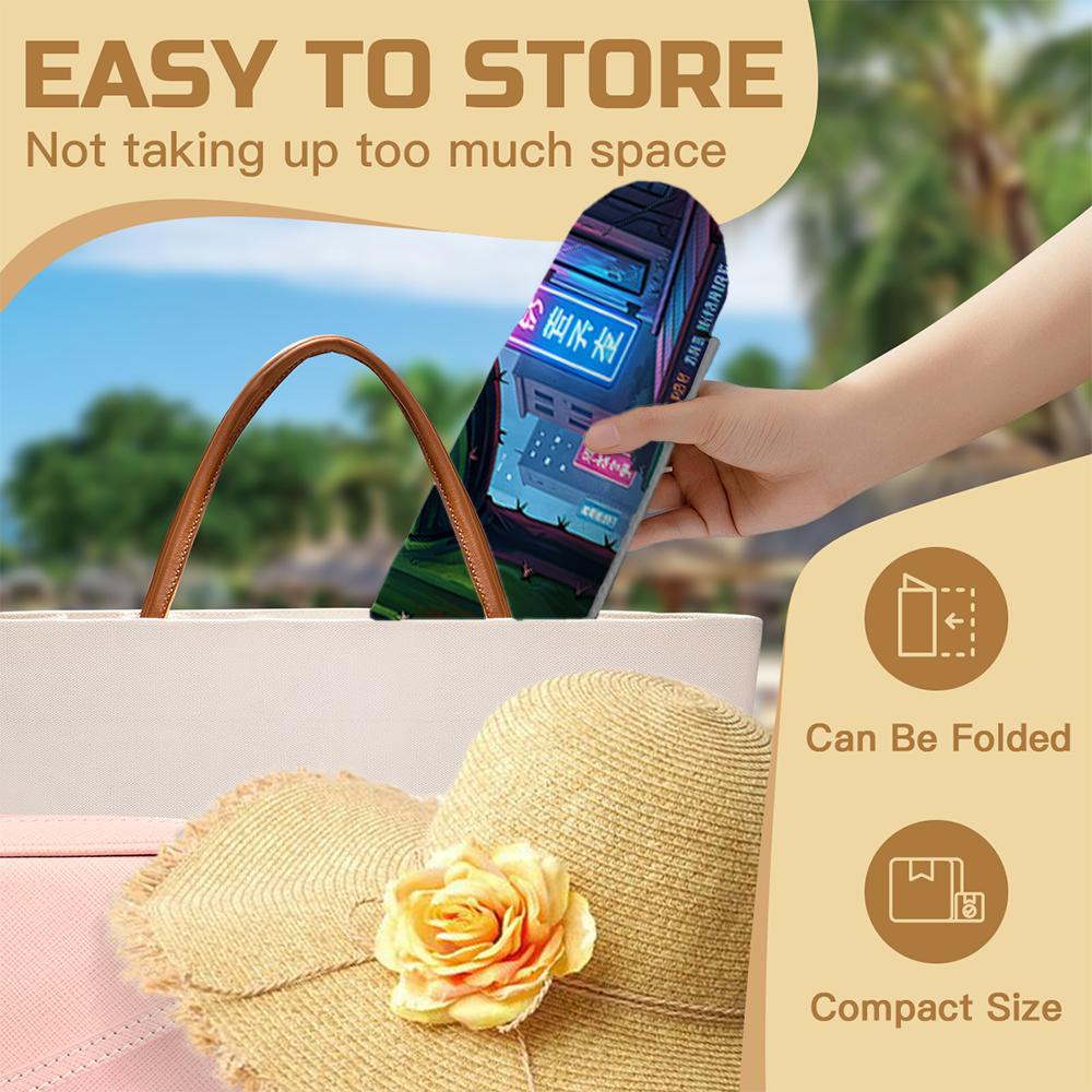 1pc Microfiber Beach Towel Cactus Flowers Neon City Beach Seaside Pool Equipment Suitable for Vacation Travel Pool Bath Swimming