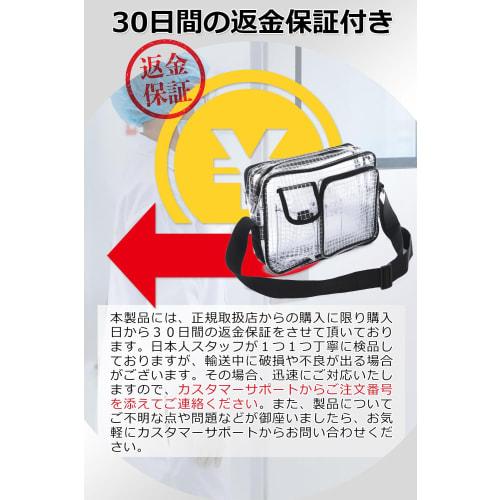 New Alliance Engineer Bag, Clean Room Bag, 14 inches, 35 x 25 x 11 cm [Made in Japan], Transparent Shoulder Bag, "Easy to check contents during securi