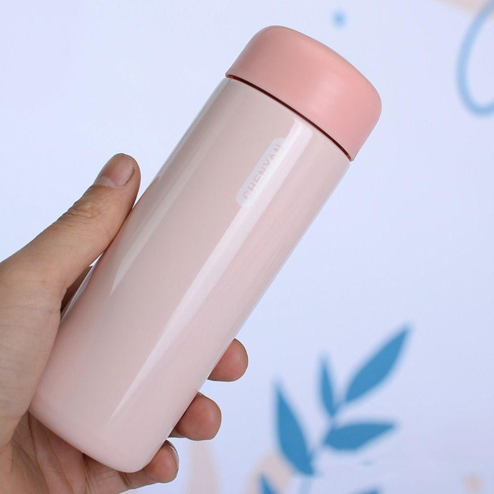 Double Layer Stainless Steel Thermos Cup 150ml/200ml Thermal Water Bottle Pocket Thermos Cup  Gift