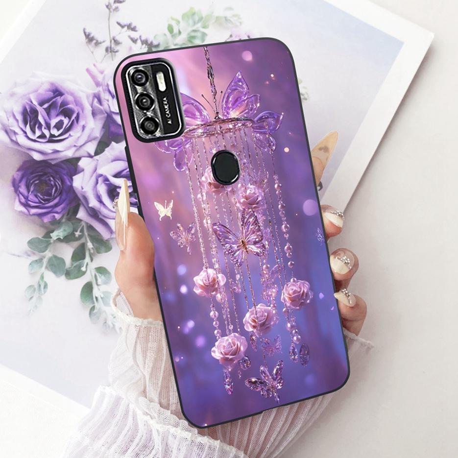 For ZTE Blade A7s 2020 Case A7020 Cute Lion Fashion Painted Cover Soft TPU Matte Phone Case For ZTE Blade A7s 2020 BladeA7s Bags
