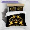 Marseilles 3pcs Bedding Set Duvet Cover Closure Includes 1 Duvet Cover & 2 Pillowcases for All Seasons Bedroom Home Dorm Decor
