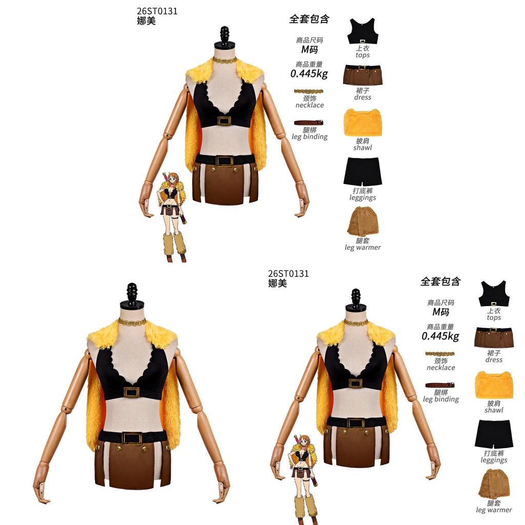 One Piece Nami Cosplay Costume For Anime Role Play With Polyester Material For Cosplayers
