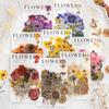 40 Pieces/pack Vintage Dried Flower Leaves Dried Flower Collection Series Waxed Dried Flower Journal Decoration Material