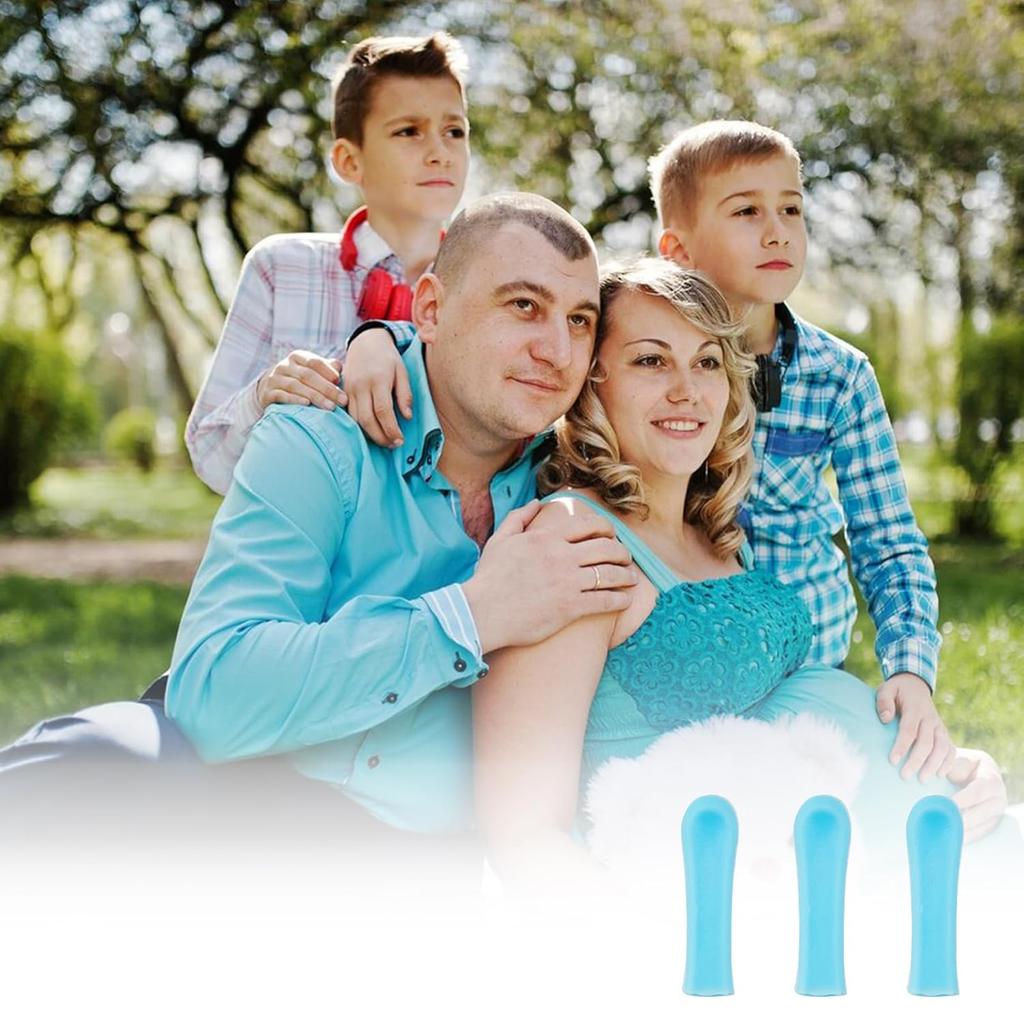 NICENEEDED 150 Pcs Ear Cleaner Replacement Tips, Silicone Ear Spoon Replacement Tip Covers, Otoscope Earwax Cleaning Replacement Accessory Pick Ear