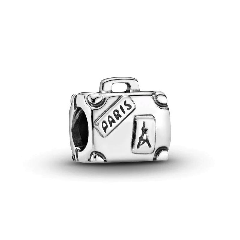 Pandora Suitcase with exquisite charm 790362 серебряный