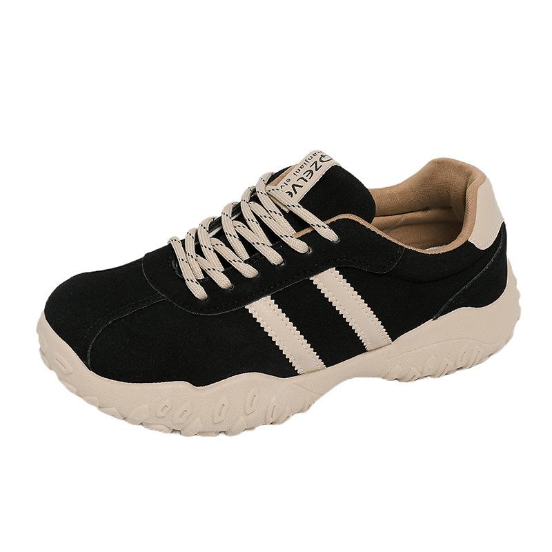 

Korean retro German training shoes New spring and autumn student sports and leisure 35 чёрный