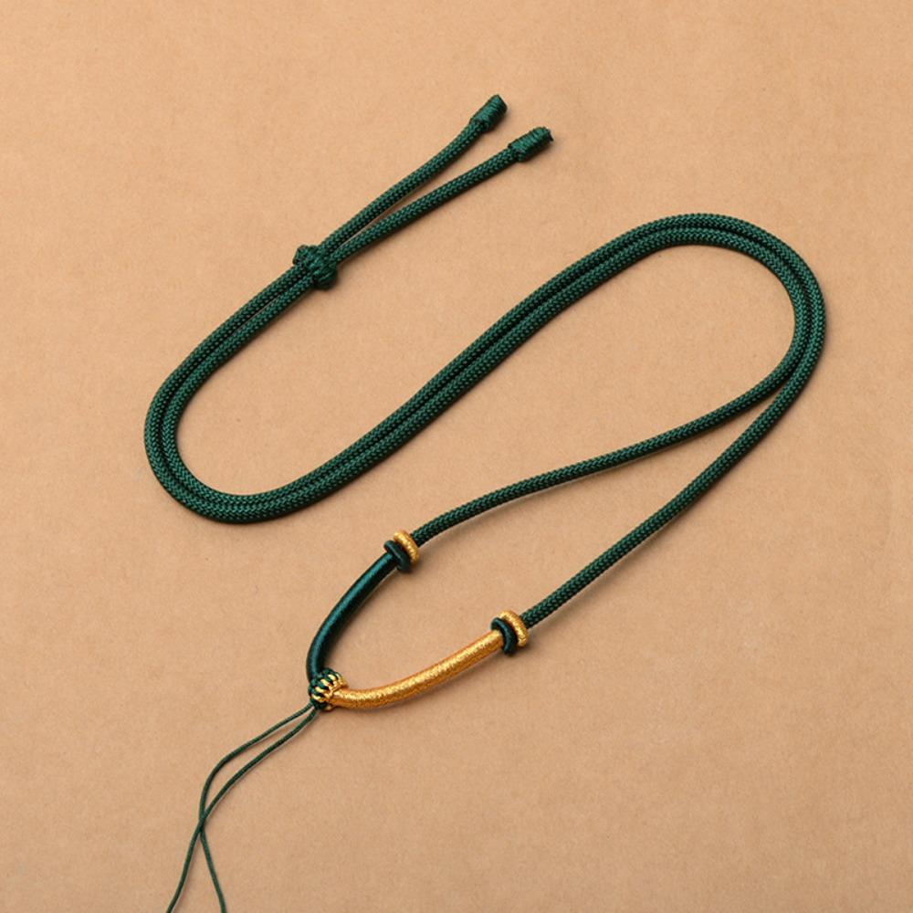 

Двухцветное ожерелье ручной работы, веревочное ожерелье, подвесной ремешок, регулируемый для мужчин и женщин Adjustable