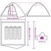 Dome Tent for 4 Persons Camouflage Waterproof