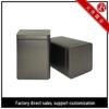 Airtight Square Frosted Tin Cans for Tea & Coffee Storage