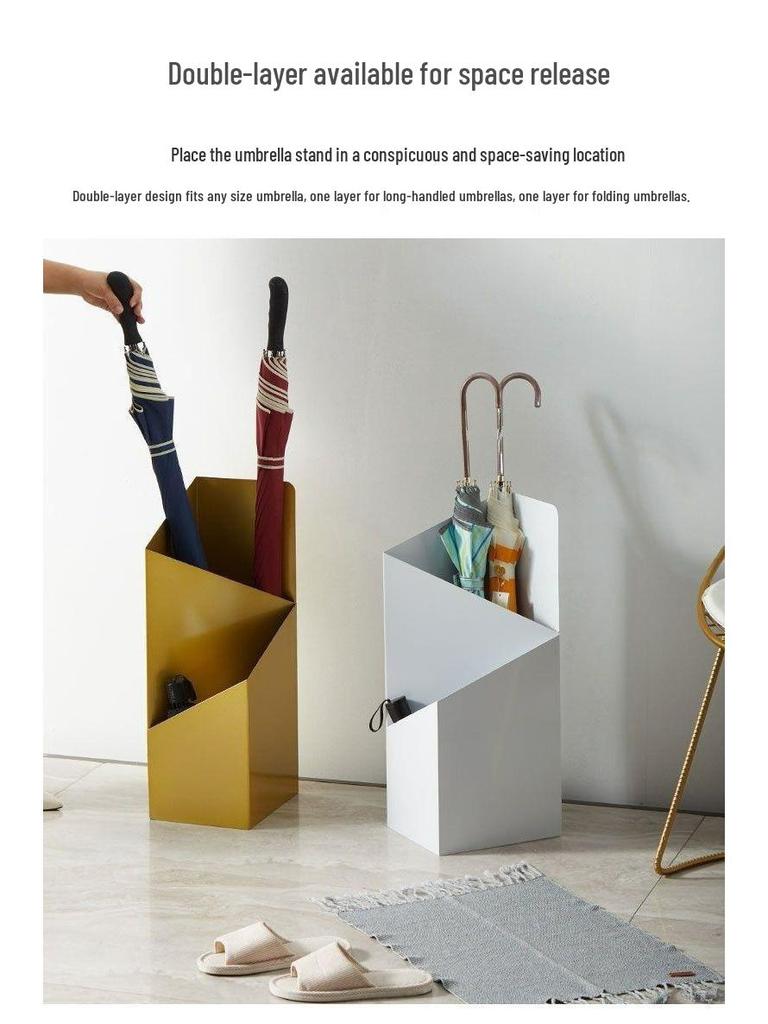 Large Capacity Umbrella Stand for Commercial and Home Entryways