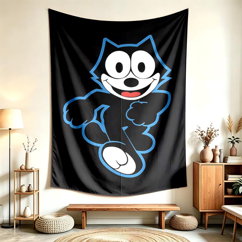 Felix the Cat (14) Tapestry Suitable For Decorating Homes Dorms And Bedrooms Soft To The Touch And A Perfect Gift For Friends And Family