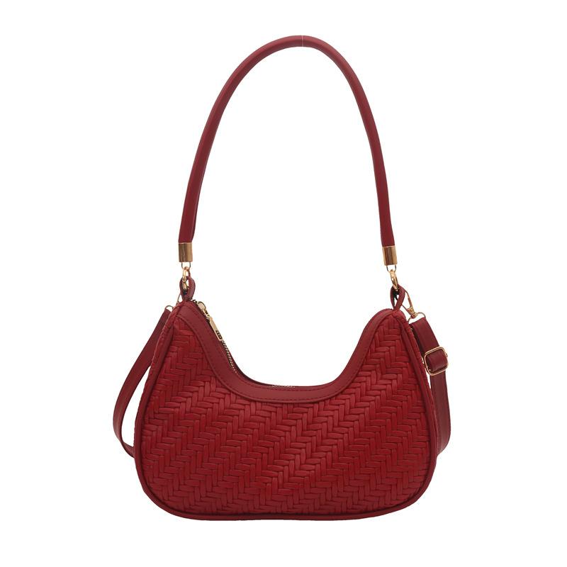 New Woven Underarm Bags New Trendy Fashion Shoulder Casual Handbags Commuter Women's Bags