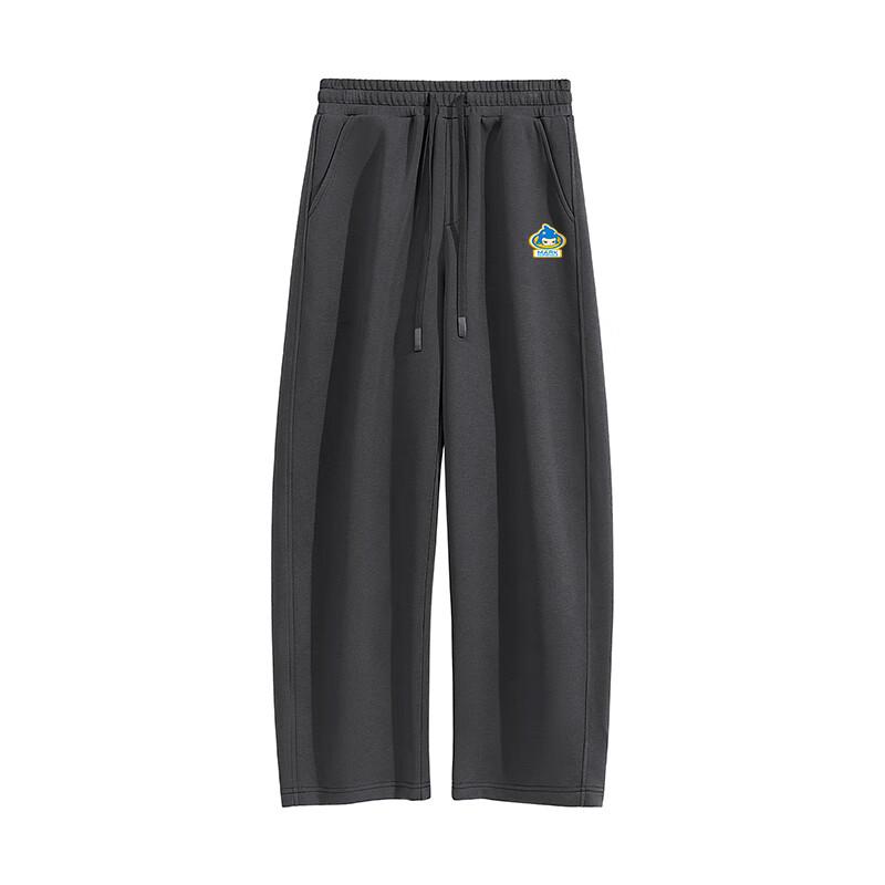 Mark Fairwhale Herren Locker Geschnittene Freizeithose mit Cartoon-Wal-Aufnäher