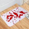 Halloween Blood Footprints Floor Mat, Creative Foot Blood Carpet, Horror Blood Marks Halloween Introduction