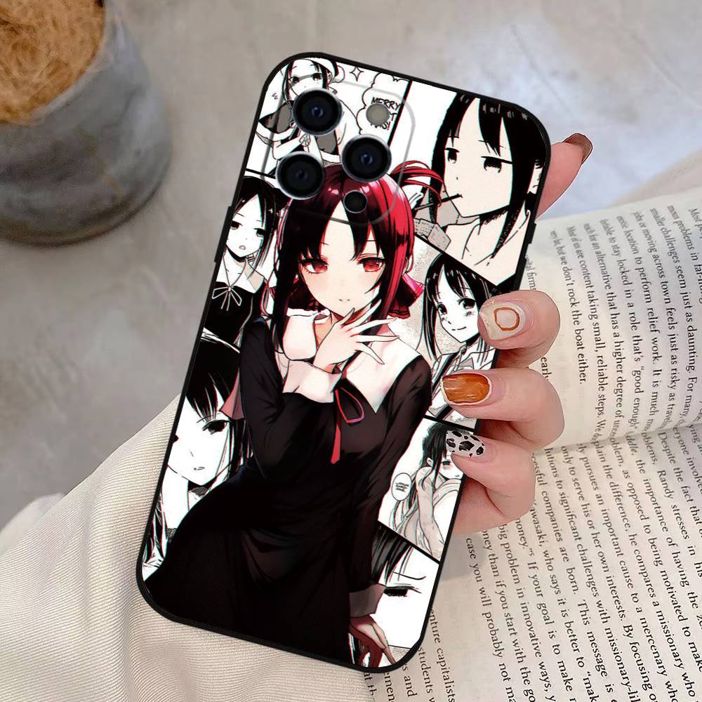 Kaguya sama Love is War Phone Case Silicone Soft For IPhone 17 16 15 14 13 12 11 X XR Plus Pro Max Plus