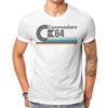 Commodore 64 T-Shirt Grafik Unisex Oberteile Vintage Sommer Baumwolle Kurzarm T-Shirt