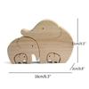 Mother's Gift Elephant Mother And Child Family Wooden Ornaments Home Decoration Ornaments
