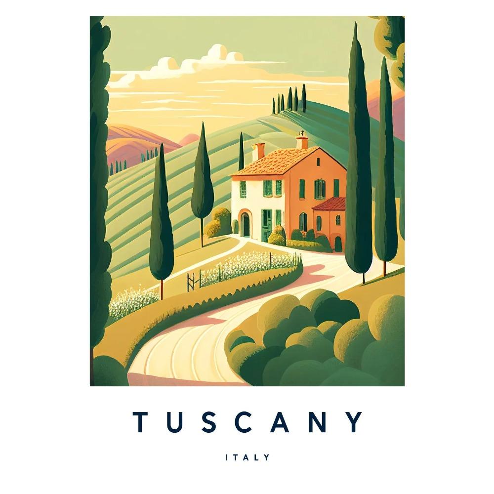 Florenz Italien Europa Reise Stadtlandschaft Poster Amalfi Rom Toskana Sardinien Leinwanddruck Malerei Wandkunst Büro Heimdekor