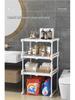 Retractable Nail-Free Storage Rack for Wardrobes and Cabinets