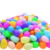 6/12pcs Easter Toys Novelty Plastic Recyclable Plastic Eggs Unfilled DIY Easter Eggs for Craft Projects