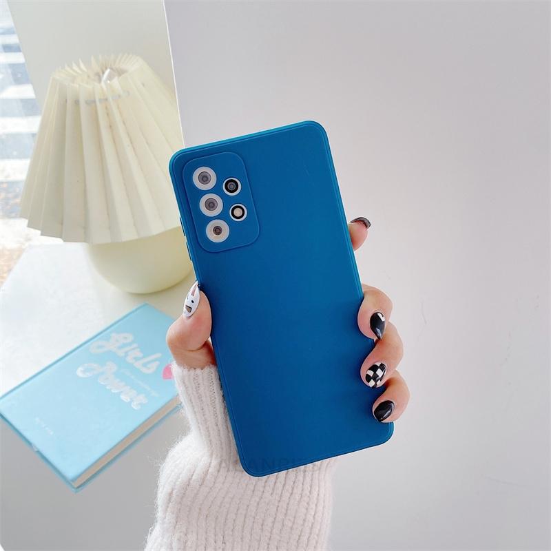 A 52 32 72 33 53 73 Liquid Silicone Case For Samsung Galaxy A32 A52 A72 A13 A23 A33 A53 A73 4g 5g A51 A71 Matte Soft Cover A52s