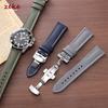 Waterproof Sailcloth Watch Band Butterfly Buckle Sailcloth Strap Quick Release 18/19/20/21/22mm Durable Nylon Bracelet Wristbelt