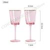 200/350ml 2Pcs Phnom Penh Hammer Wine Glass Goblet Creative Crystal Glass Red Wine Champagne Glass Party Home Glassware Drinking