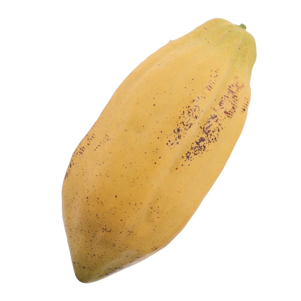 Artificial Cacao Pod Fake Cocoa Fruit Display Prop Cafe Counter Retail Showcase Decorative Natural Texture Cacao Pod Decor