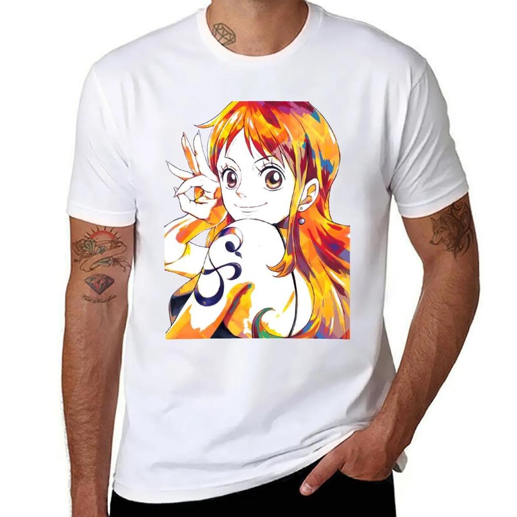 Nami Anime Pop Art Tshirt sublime anime μπλουζάκια γραφικά anime πράγματα ανδρικά ρούχα 2025 νέο μοντέλο