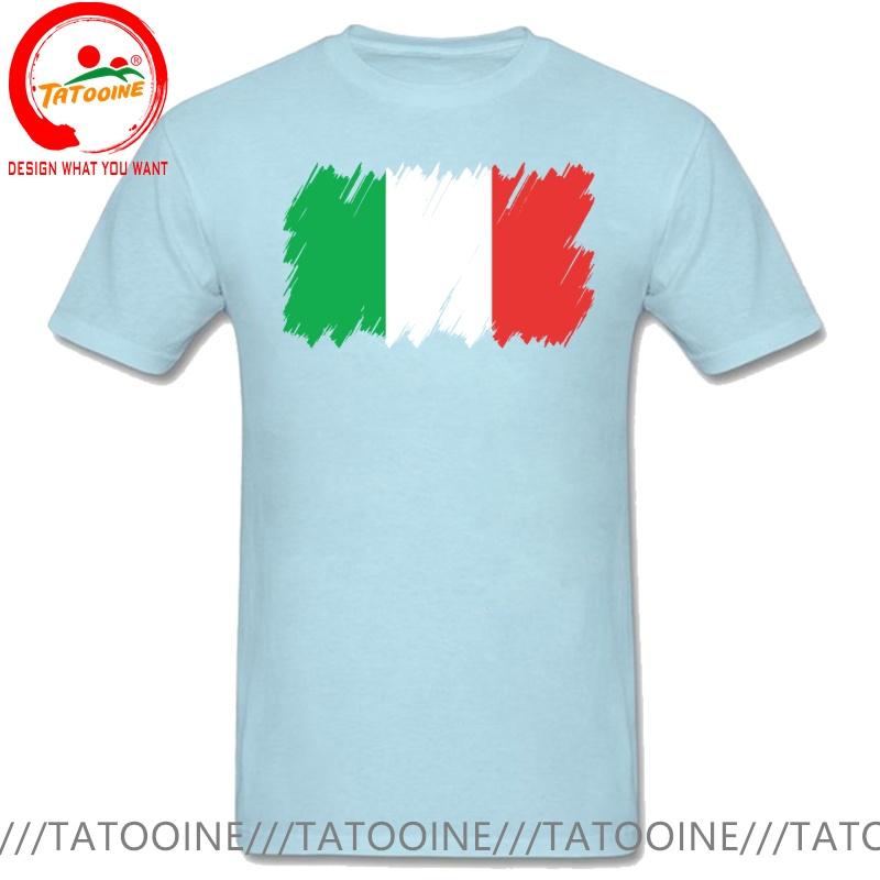 Funny Design Italy Flag Italian Brush National Flag Sred Doublet Unisex Fashion Trendy Casual Clothing Stylish Tops Tee Shirt Leis