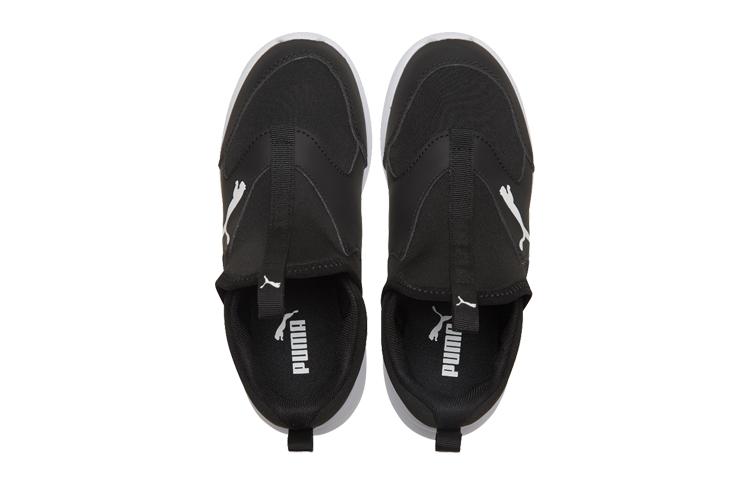 Puma Fun Racer Slip-On Little Kid 'Black White' 193668-04