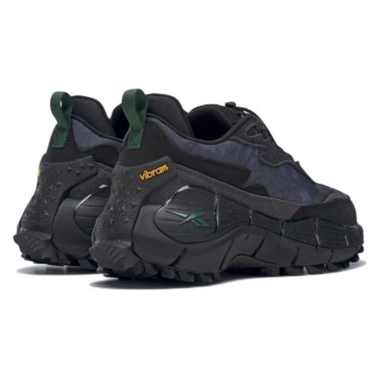 SOUTH2 WEST8 X Reebok Zig Kinetica 2.5 Edge Purple Camo Unisex Sneakers Black Core-Black Cold-Grey-7 HP2991