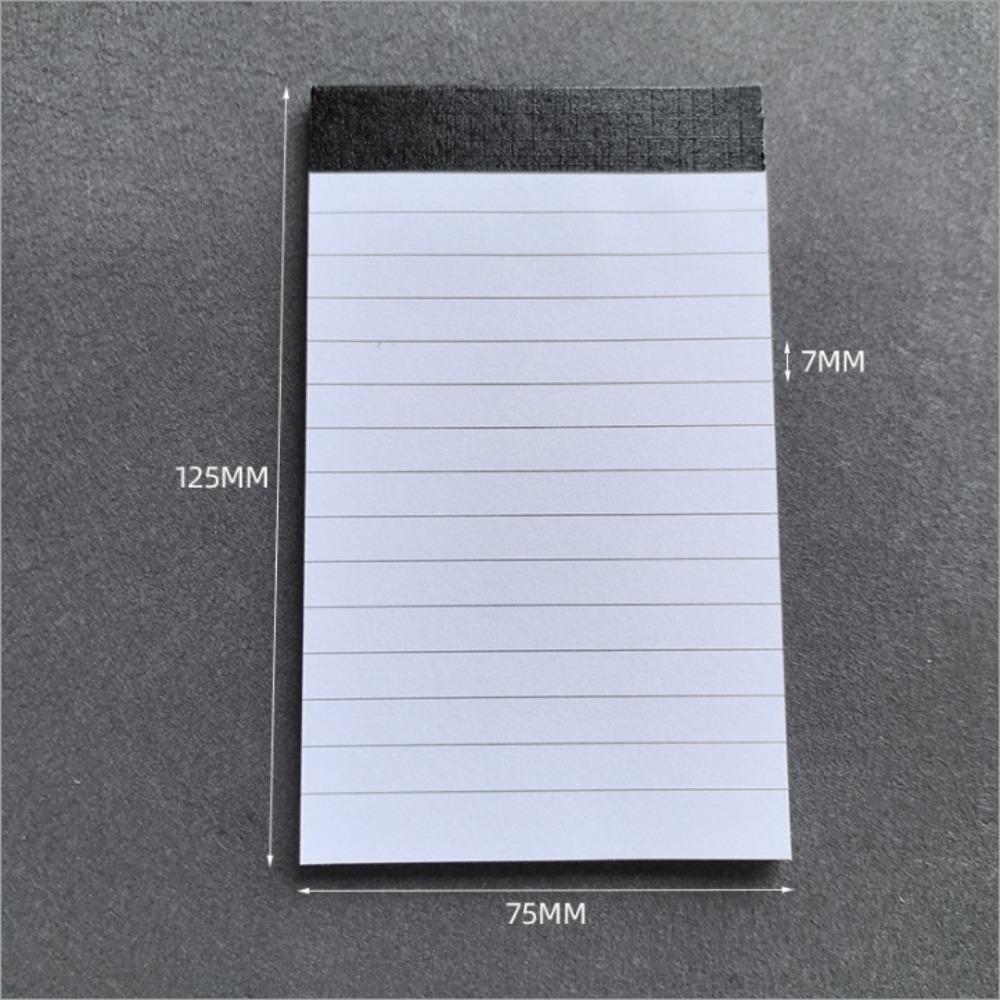 New A7 Pocket Notebook Leather Cover Portbale Planner Book Horizontal Line A7 Notebook Students