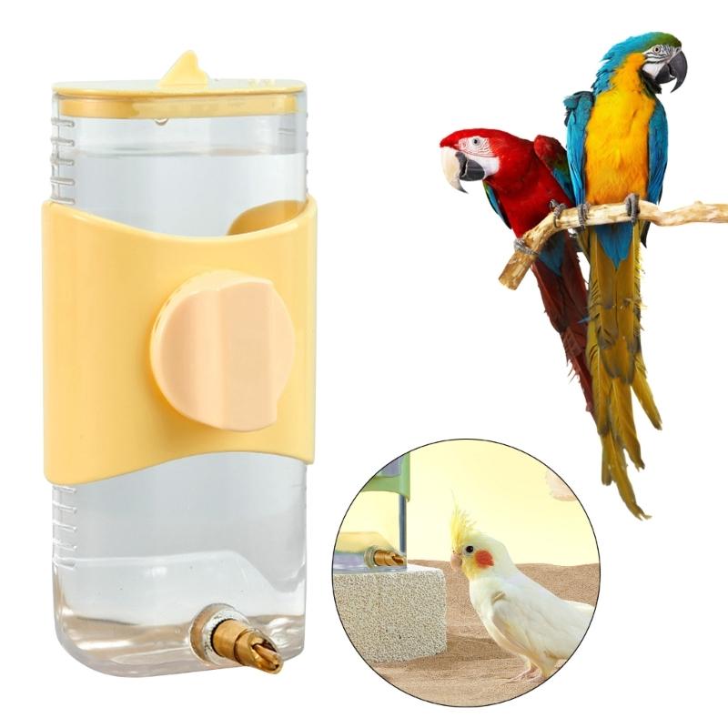 300ml Water Feeder Bottle Hangings Pin Type Water Dispenser Drinker Parrot Small Pet Drinking Pin Type Designed Fountain