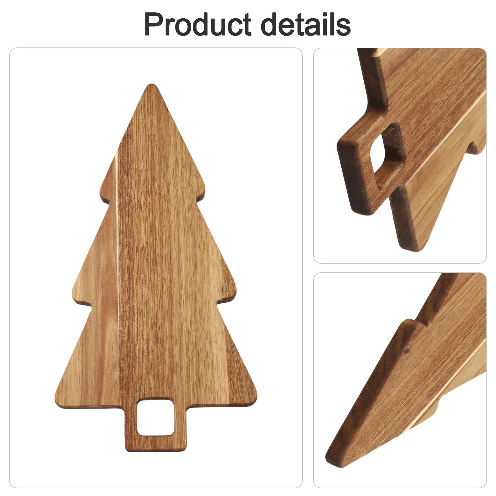 Acacia Wood Cutting Board Double Sided Pizza Board