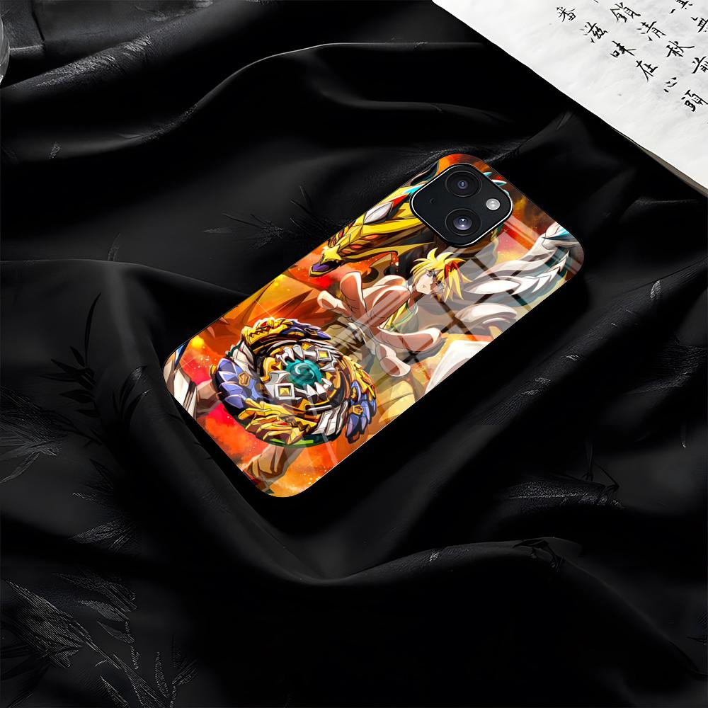 S-Beyblade X Phone Case For IPhone 17 Pro Max 16 15 14 Pro Max 13 11 Plus Glass Cover