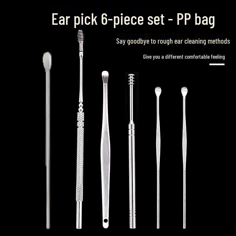 Jiemengzhe Stainless Steel Ear Pick Set